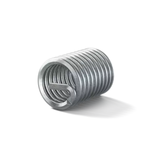 2-56 UNC x 1D (0.086") Bollhoff HeliCoil Plus Free Running Insert 304 Stainless Steel, Pack of 100, 4130 063 6004