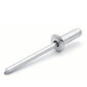 RIVQUICK® Blind Rivet 3mm (For 1mm to 3.5mm), Flat Head, Aluminum Body with Stainless Steel Mandrel, Pack of 100, 220 351 30060