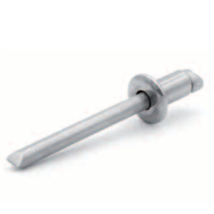RIVQUICK® Blind Rivet 3.2mm (For 0.5mm to 3mm), Flat Head, A4 Stainless Steel Body with A4 Stainless Steel Mandrel, Pack of 100, 220 381 32060