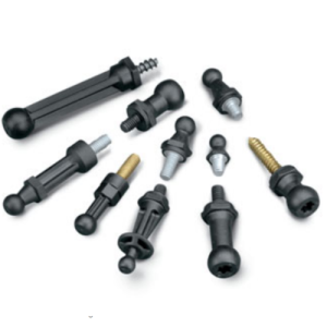 SNAPLOC® Ball Stud 7mm Diameter with M6 External Thread, Metal/Plastic, 4039 015 0602