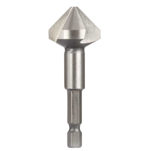Bordo 25.0mm HSS Countersink Triple Flute 90 Deg. Bright Hex Shank, 3846-25