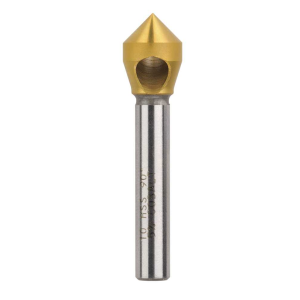 Bordo 10mm 90 Degree HSS Co5 TiN Coated Cross Hole Countersink, 3850-10