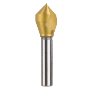 Bordo 15mm90 Degree HSS Co5 TiN Coated Single Flute Countersink, 3852-15