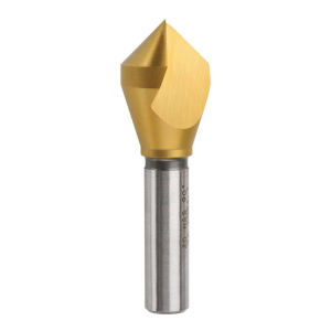 Bordo 20mm 90 Degree HSS Co5 TiN Coated Single Flute Countersink, 3852-20