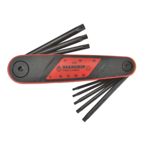 Beargrip Torx Key Pocket Set 8 piece T9-T40, BG-2682