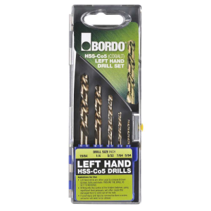 Bordo HSS-Co5 (Cobalt) Left Hand Jobber Drill Set, 2005-S1