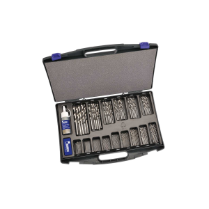 Bordo 111 Piece Bright HSS Jobber Drill Set in ABS Plastic Case, 2007-MA1