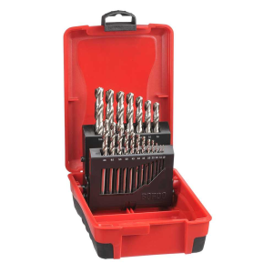 Bordo Delta Point 19 Pce - 1-10mm Bright Finish HSS Drill Set, 2015-M2