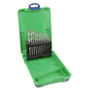 Bordo 1/16-1/4" 13 Piece Bright HSS Jobber Drill Set in ABS Plastic Case, 2006-F1