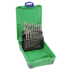 Bordo 1/16-3/8" 21 Piece Bright HSS Jobber Drill Set in ABS Plastic Case, 2006-F2
