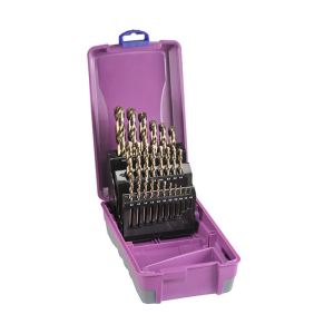 2011-M6, 1-13mm, Bordo 25 Pce HSS Cobalt Drill Set ABS Case