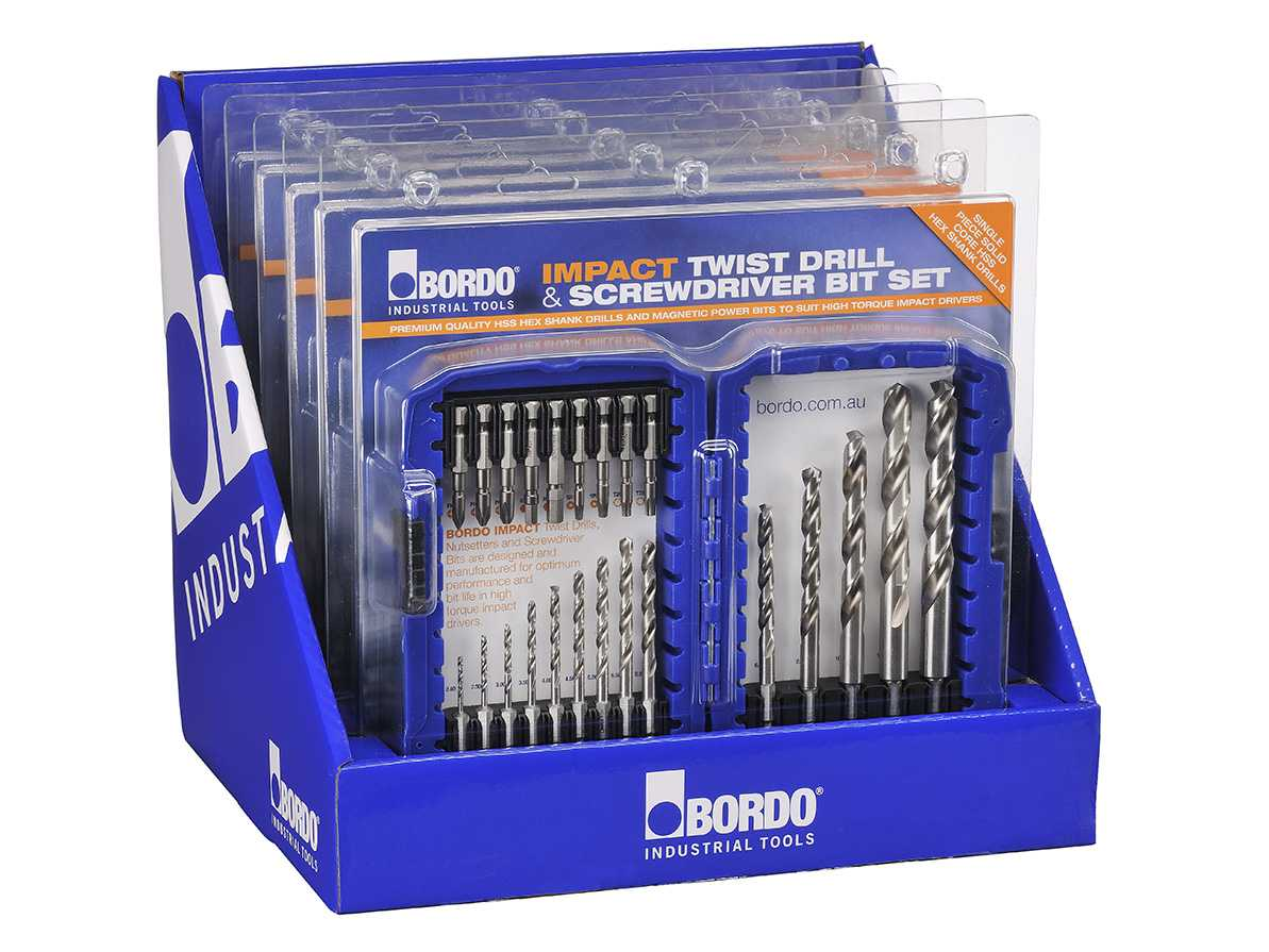 2206-S2, 23 Piece IMPACT Screwdriver Power Bit and 2.0-13.0mm HSS Hex Shank Twist Drill Set. - Image 4