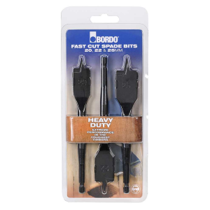 2670-S1, 20-25mm, 3Pce Spade Bit Set