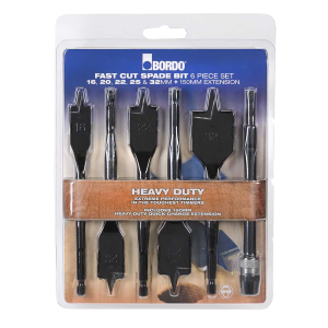 2670-S2, 16-32mm, 6Pce Spade Bit Set