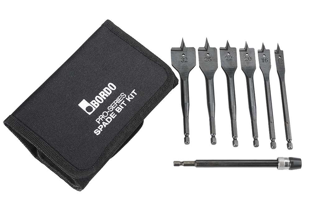 2670-S4, 12-32mm, 7Pce Spade Bit Set