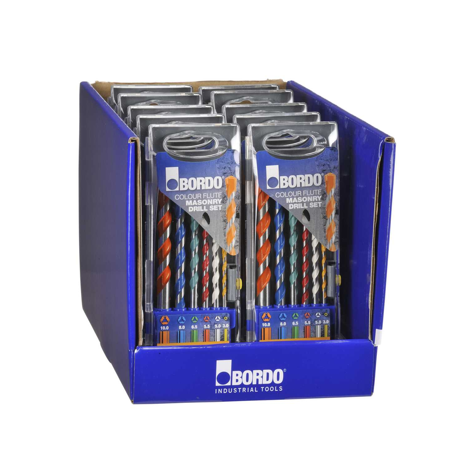 2532-S1, 3 - 10mm, 6Pce Colour Flute TCT Masonry Set - Image 3