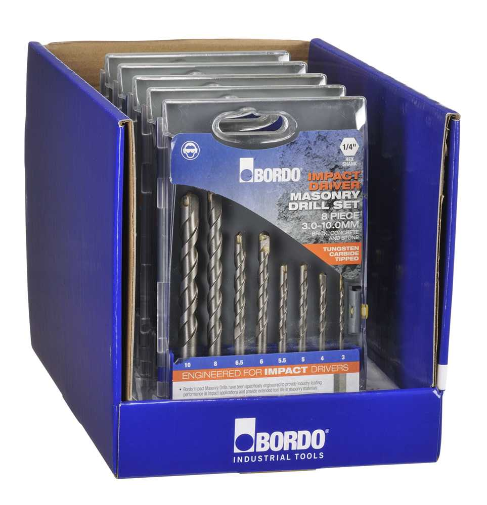 2534-S1, Tungsten Carbide Tipped Hex Shank Masonry Drill Set - Image 5