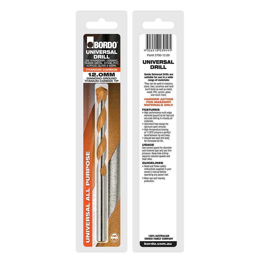 2700-10.00, 10mm, Universal Drill - Image 2