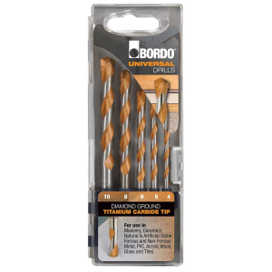 2700-S1, 4-10mm, 5 Pce Universal Drill Set