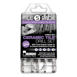 2710-S1, 5-8mm, 5 Pce TCT Ceramic Tile Drill Set
