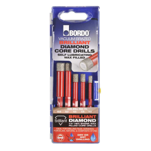7084-S1, Briliant Diamond 5 piece set Hex Shank