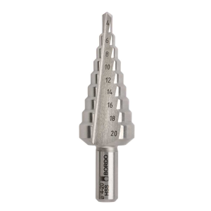 2600-M2, 4-20 x 2mm, Straight Flute HSS Step Drill