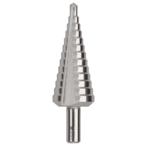2600-M3, 6-30 x 2mm, Straight Flute HSS Step Drill