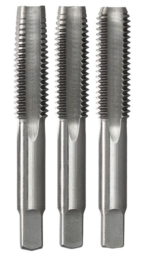 4246-1.1/2TS, 1-1/2" x 11, BSPF Chrome Tap Set