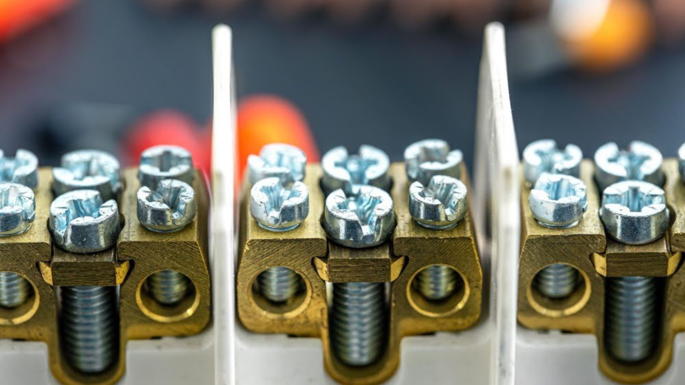 Socket head, button head and countersunk screws laid out for comparison on an engineering workbench