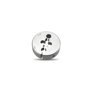 4822-1/4-2D, 1/4" x 18 x 2", OD NPT Chrome Button Die