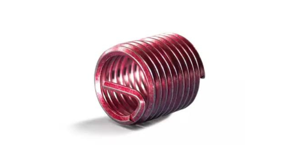Free running, screw lock and tangless wire thread inserts compared on a technical workbench